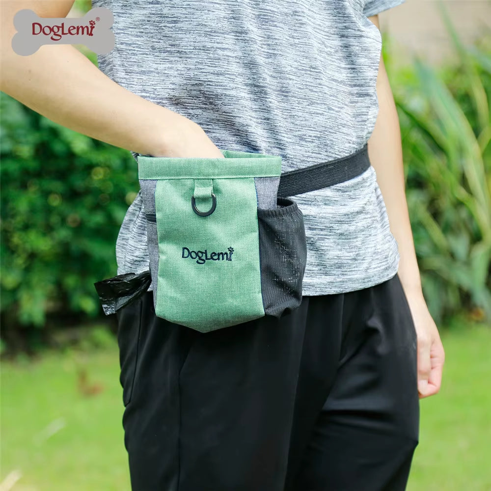 Professional Pet Treat Dog Pouch Tote Bag Waist Bag Multifunction Training Dog Helpers for Dogs German Shepherd Mascotas