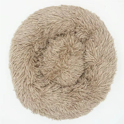 Pet Dog Bed for Dog Large Big Small for Cat House round Plush Mat Sofa Dropshipping Products Pet Calming Bed Dog Donut Bed