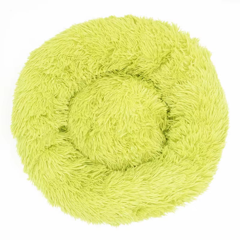 Pet Dog Bed for Dog Large Big Small for Cat House round Plush Mat Sofa Dropshipping Products Pet Calming Bed Dog Donut Bed