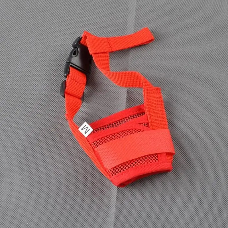 Pet Dog Adjustable Mask Bark Bite Mesh Mouth Muzzle Grooming anti Stop Chewing Pets Accessories