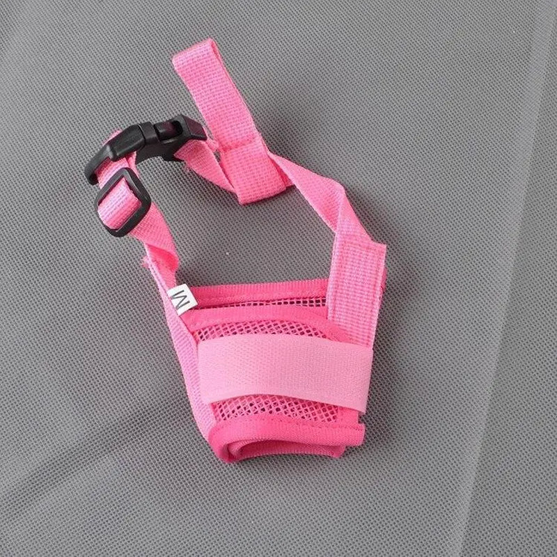 Pet Dog Adjustable Mask Bark Bite Mesh Mouth Muzzle Grooming anti Stop Chewing Pets Accessories