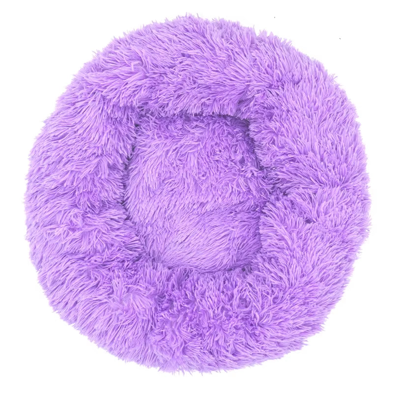 Pet Dog Bed for Dog Large Big Small for Cat House round Plush Mat Sofa Dropshipping Products Pet Calming Bed Dog Donut Bed