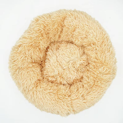 Pet Dog Bed for Dog Large Big Small for Cat House round Plush Mat Sofa Dropshipping Products Pet Calming Bed Dog Donut Bed